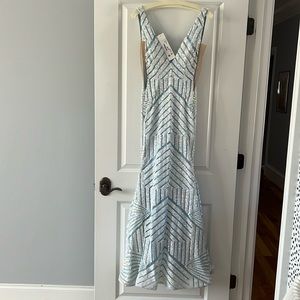 Jovani 59762 Low V Neck Sequin Maxi Prom Dress